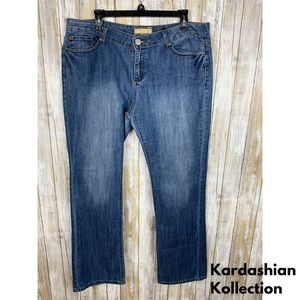 Kardashian Kollection ‘Kim’ Bootcut Denim Jeans